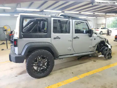 2013 Jeep Wrangler Unlimited Sport VIN 1C4BJWDG0DL702050 фото 3