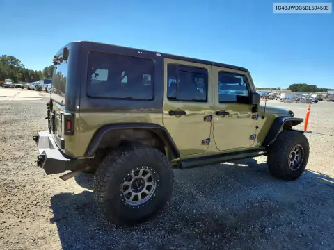 1C4BJWDG6DL594503 — 2013 Jeep Wrangler, фото 3 с аукциона Copart, Механические повреждения