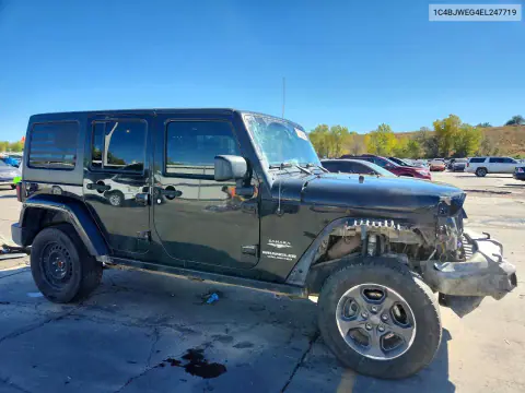 2014 Jeep Wrangler Unlimited Sahara VIN 1C4BJWEG4EL247719 фото 4