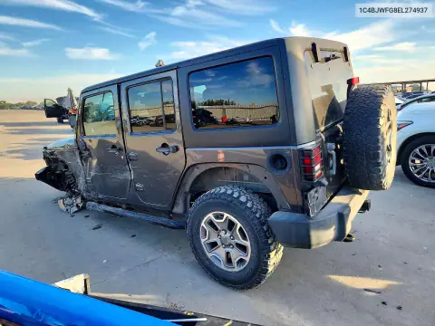 2014 Jeep Wrangler Unlimited Rubicon VIN 1C4BJWFG8EL274937 фото 2