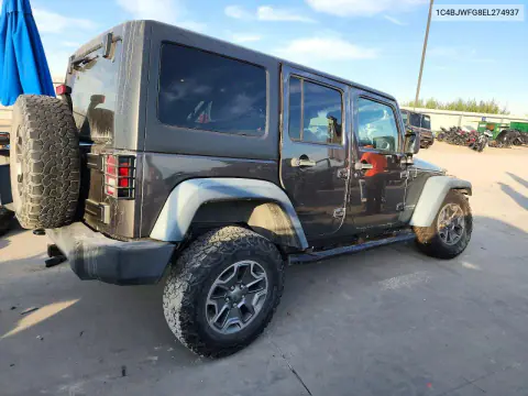 2014 Jeep Wrangler Unlimited Rubicon VIN 1C4BJWFG8EL274937 фото 3