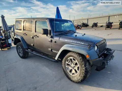 2014 Jeep Wrangler Unlimited Rubicon VIN 1C4BJWFG8EL274937 фото 4