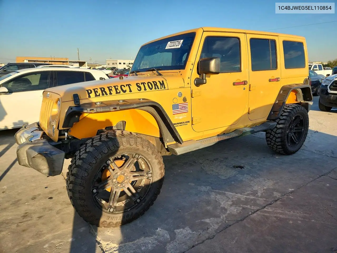 2014 Jeep Wrangler Unlimited Sahara VIN 1C4BJWEG5EL110854 фото 1