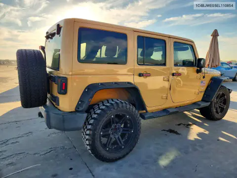 2014 Jeep Wrangler Unlimited Sahara VIN 1C4BJWEG5EL110854 фото 3
