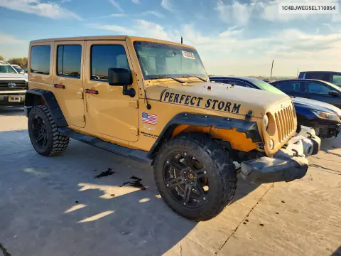 2014 Jeep Wrangler Unlimited Sahara VIN 1C4BJWEG5EL110854 фото 4