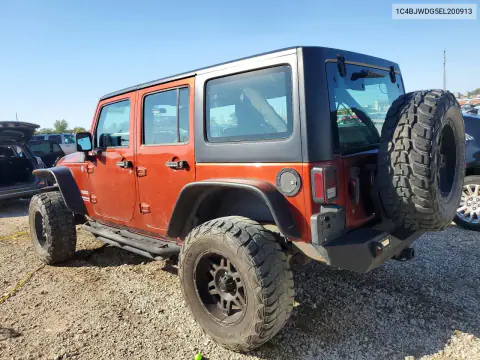 2014 Jeep Wrangler Unlimited Sport VIN 1C4BJWDG5EL200913 фото 2