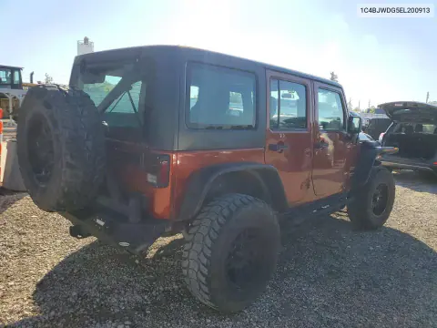 2014 Jeep Wrangler Unlimited Sport VIN 1C4BJWDG5EL200913 фото 3