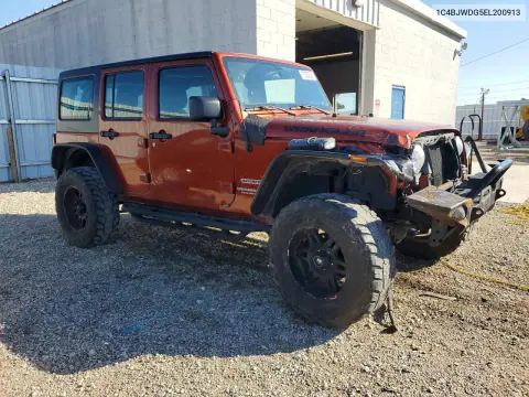 2014 Jeep Wrangler Unlimited Sport VIN 1C4BJWDG5EL200913 фото 4
