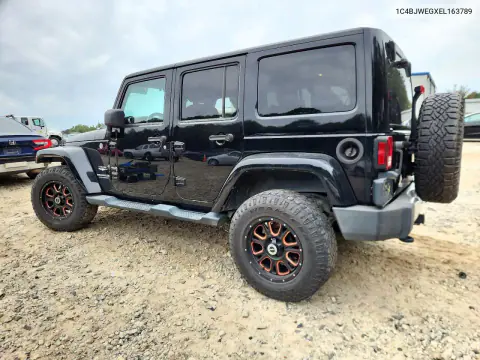 2014 Jeep Wrangler Unlimited Sahara VIN 1C4BJWEGXEL163789 фото 2