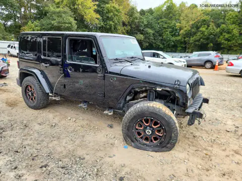 2014 Jeep Wrangler Unlimited Sahara VIN 1C4BJWEGXEL163789 фото 4