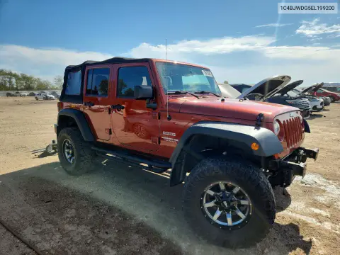 2014 Jeep Wrangler Unlimited Sport VIN 1C4BJWDG5EL199200 фото 4
