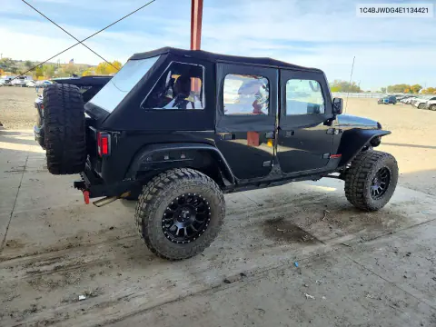2014 Jeep Wrangler Sport VIN 1C4BJWDG4E1134421 фото 3
