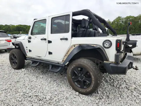 2015 Jeep Wrangler Unlimited Sport VIN 1C4BJWDG7FL725411 фото 2