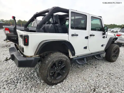 2015 Jeep Wrangler Unlimited Sport VIN 1C4BJWDG7FL725411 фото 3