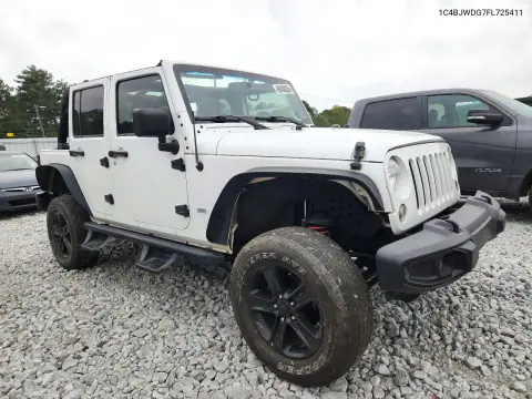 2015 Jeep Wrangler Unlimited Sport VIN 1C4BJWDG7FL725411 фото 4