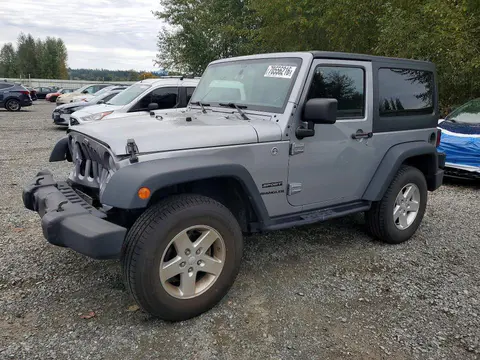1C4AJWAG6FL507086 — 2015 Jeep Wrangler, Передняя часть (Front End), фото до ремонта