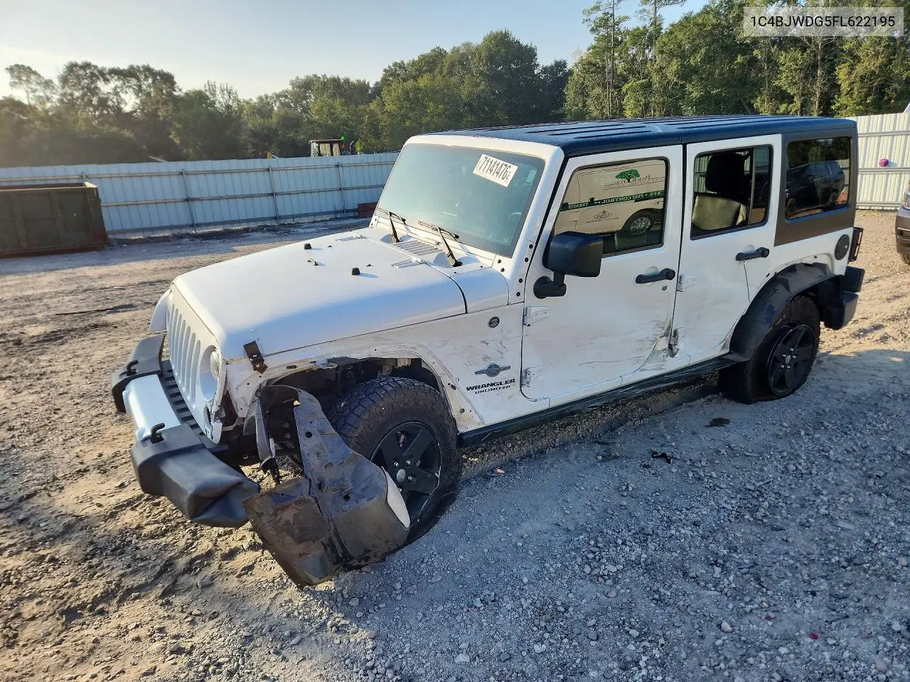 2015 Jeep Wrang VIN 1C4BJWDG5FL622195 фото 1