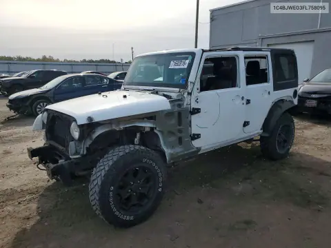 2015 Jeep Wrangler Unlimited Sahara VIN 1C4BJWEG3FL758095 фото 1