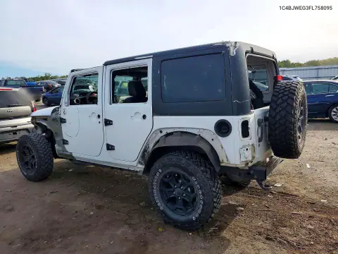 2015 Jeep Wrangler Unlimited Sahara VIN 1C4BJWEG3FL758095 фото 2