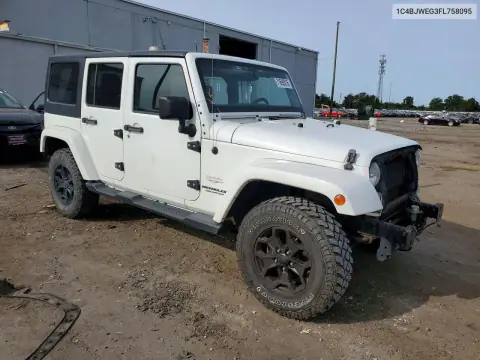 2015 Jeep Wrangler Unlimited Sahara VIN 1C4BJWEG3FL758095 фото 4
