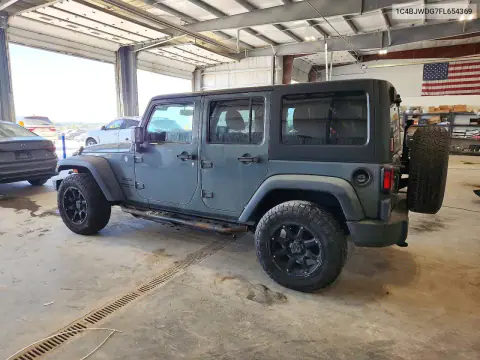 2015 Jeep Wrangler Unlimited Sport VIN 1C4BJWDG7FL654369 фото 2
