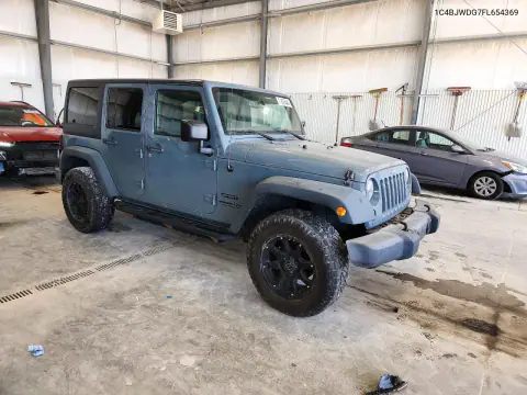 2015 Jeep Wrangler Unlimited Sport VIN 1C4BJWDG7FL654369 фото 4
