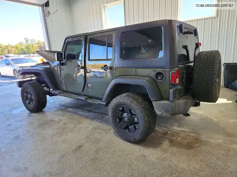 2015 Jeep Wrangler Unlimited Sport VIN 1C4BJWDG8FL539747 фото 2