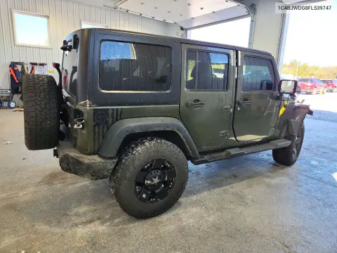 2015 Jeep Wrangler Unlimited Sport VIN 1C4BJWDG8FL539747 фото 3