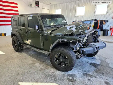 2015 Jeep Wrangler Unlimited Sport VIN 1C4BJWDG8FL539747 фото 4