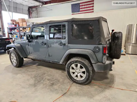 2015 Jeep Wrangler Unlimited Sport VIN 1C4BJWDG7FL612817 фото 2