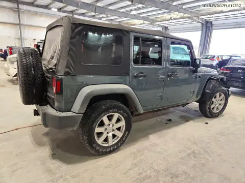 2015 Jeep Wrangler Unlimited Sport VIN 1C4BJWDG7FL612817 фото 3
