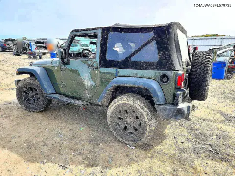 2015 Jeep Wrangler Sport VIN 1C4AJWAG3FL579735 фото 2