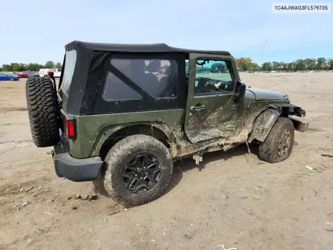 2015 Jeep Wrangler Sport VIN 1C4AJWAG3FL579735 фото 3