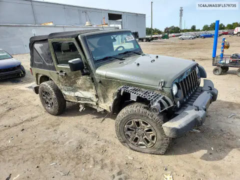 2015 Jeep Wrangler Sport VIN 1C4AJWAG3FL579735 фото 4