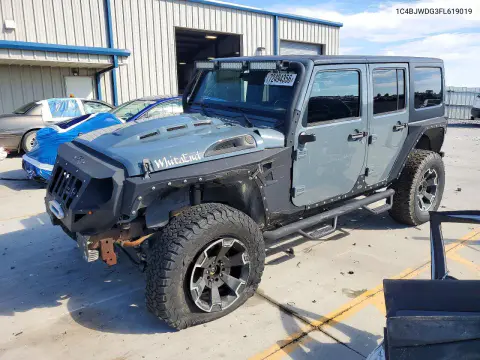 1C4BJWDG3FL619019 — 2015 Jeep Wrangler, Сторона, фото до ремонта