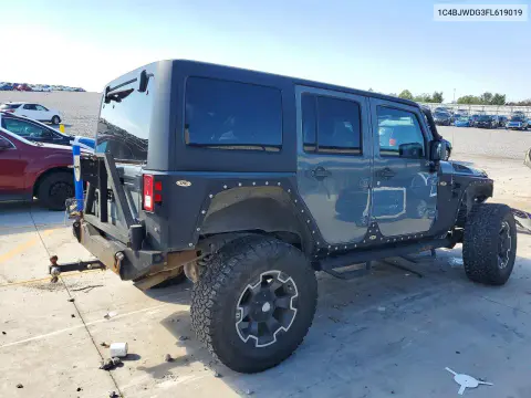 2015 Jeep Wrangler Unlimited Sport VIN 1C4BJWDG3FL619019 фото 3