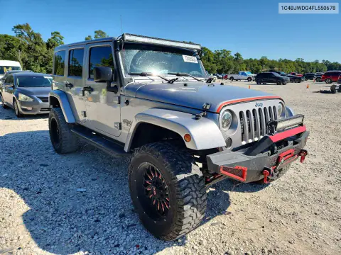 2015 Jeep Wrangler Unlimited Sport VIN 1C4BJWDG4FL550678 фото 4