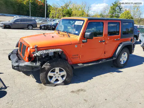 2015 Jeep Wrangler Unlimited Sport VIN 1C4BJWDG7FL682205 фото 1