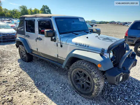 2015 Jeep Wrangler Unlimited Sport VIN 1C4BJWDG5FL555128 фото 4