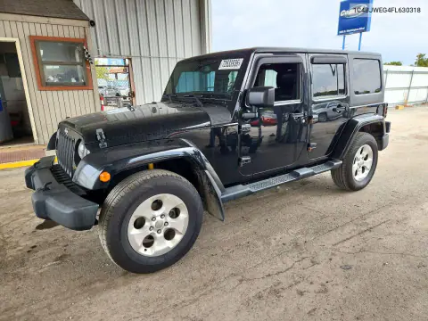 2015 Jeep Wrangler Unlimited Sahara VIN 1C4BJWEG4FL630318 фото 1