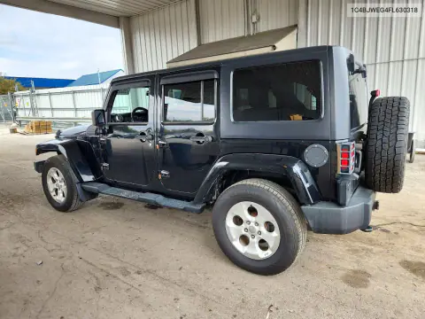 2015 Jeep Wrangler Unlimited Sahara VIN 1C4BJWEG4FL630318 фото 2