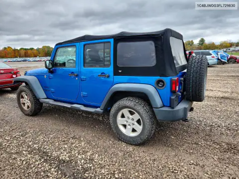 1C4BJWDG3FL729830 — 2015 Jeep Wrangler, фото 2 с аукциона Copart, Механические повреждения