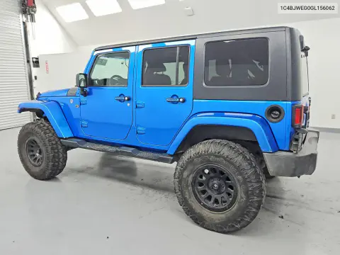 2016 Jeep Wrangler Unlimited Sahara VIN 1C4BJWEG0GL156062 фото 2