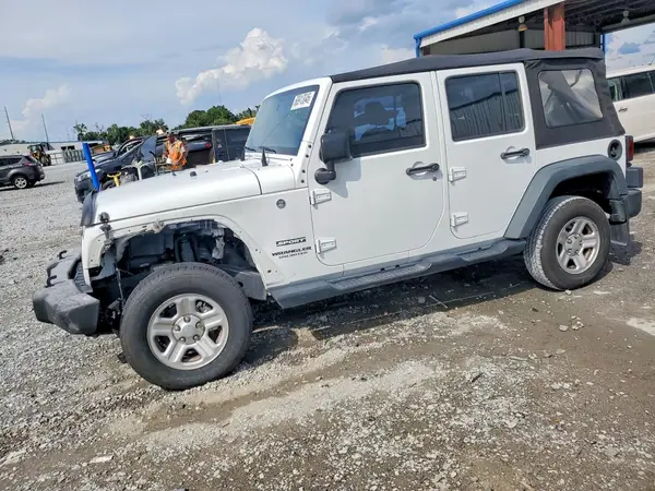 1C4BJWDG2GL324222 — 2016 Jeep Wrangler, Передняя часть (Front End), фото до ремонта