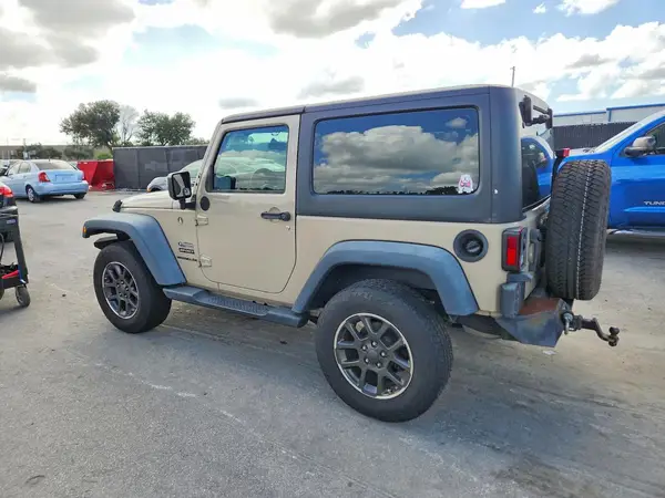 1C4AJWAG3GL297984 — 2016 Jeep Wrangler, фото 2 с аукциона Copart, Боковая часть