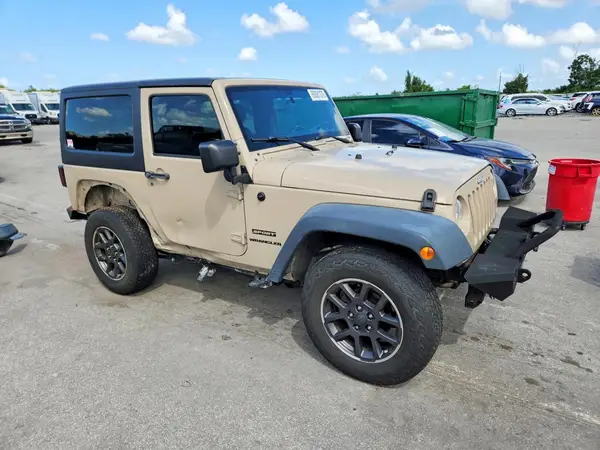 1C4AJWAG3GL297984 — 2016 Jeep Wrangler, фото 4 с аукциона Copart, Боковая часть