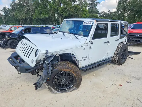 1C4BJWDG4GL265321 — 2016 Jeep Wrangler, Передняя часть (Front End), фото до ремонта