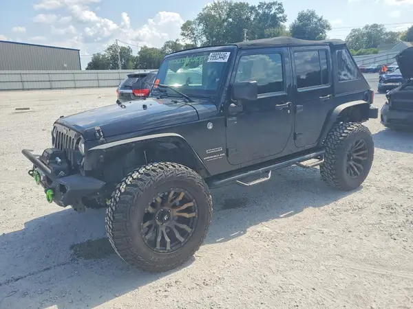 1C4HJWDGXGL295773 — 2016 Jeep Wrangler, Задняя часть (Rear End), фото до ремонта
