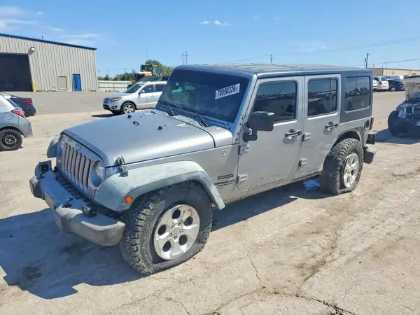 1C4BJWDG5GL197076 — 2016 Jeep Wrangler, Задняя часть (Rear End), фото до ремонта