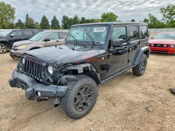 1C4BJWEG1GL260463 — 2016 Jeep Wrangler, Передняя часть (Front End), фото до ремонта